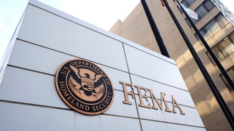 The Federal Emergency Management Agency headquarters sign in Washington, D.C.