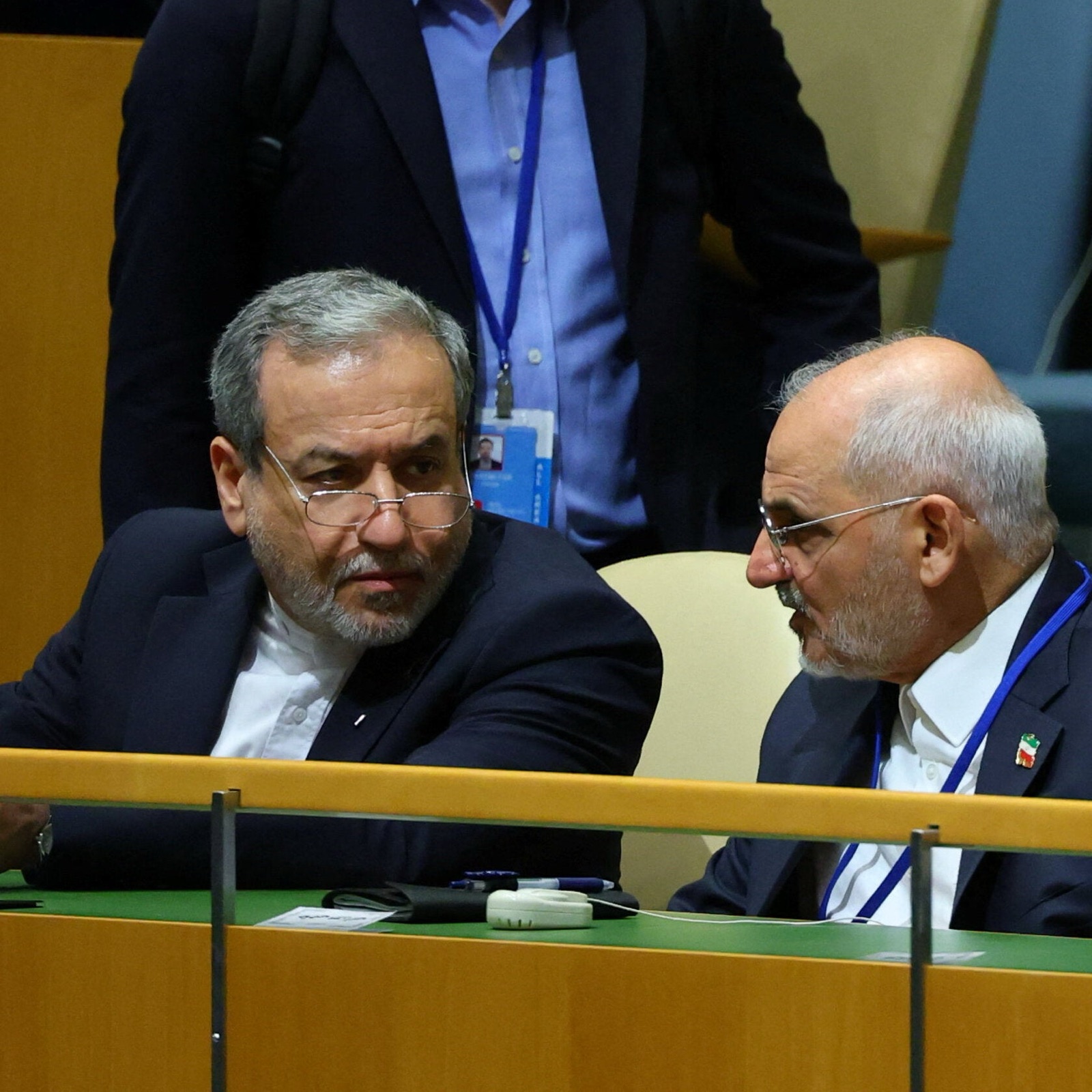 Iranian officials address the United Nations.